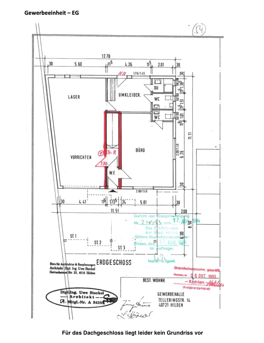 Grundriss EG Gewerbe