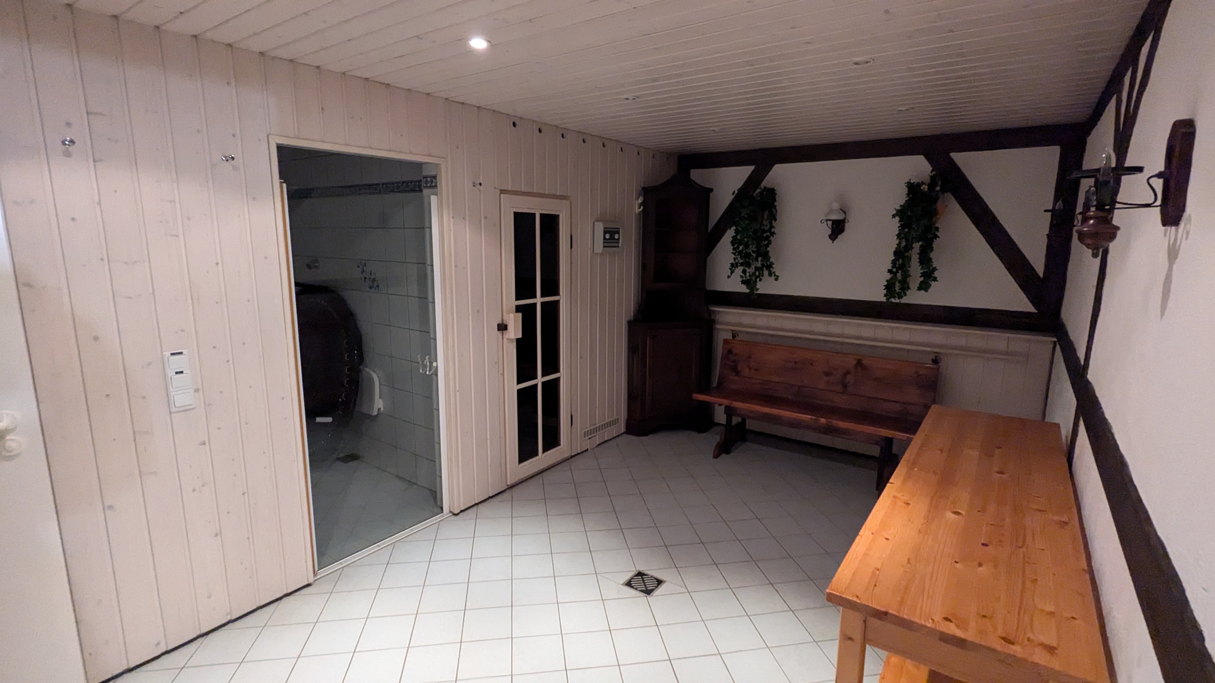 Sauna Vorraum